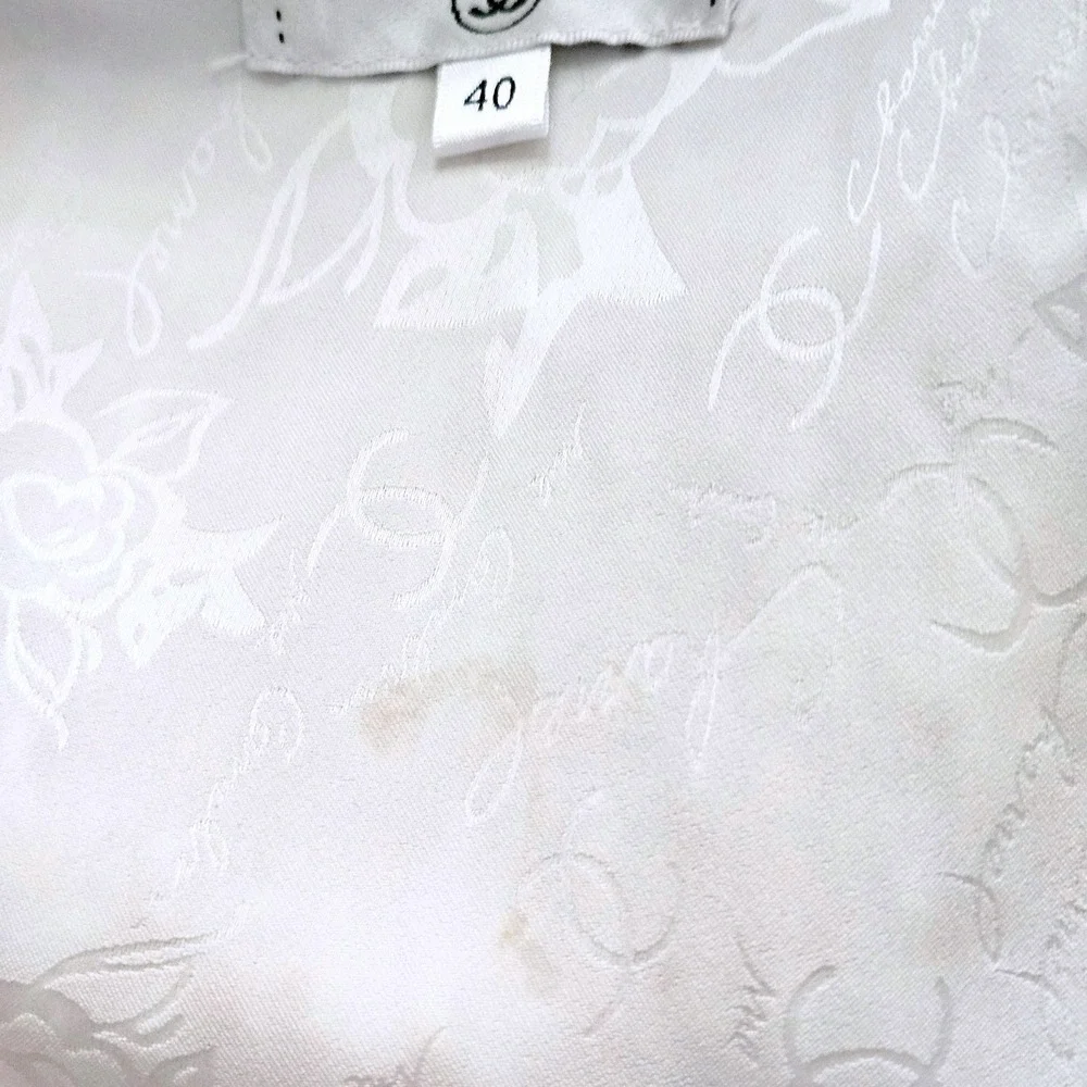 Chanel 19A / 2019, Pink Ivory Tweed Button Front Romper Playsuit Size 40